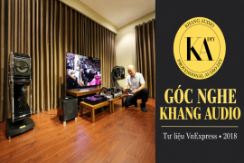 Dàn âm thanh hàng trăm triệu đồng của chuyên gia Khang Audio