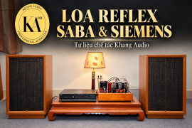 Giới thiệu loa thùng Reflex củ loa Saba tròn 20cm và loa oval Siemens 18x25cm