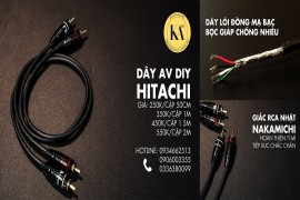 Dây AV Hitachi DIY Cao Cấp Chất Âm Đẹp Giá Tốt