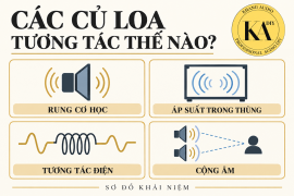 Tương tác giữa các củ loa: thùng, phân tần và cộng âm