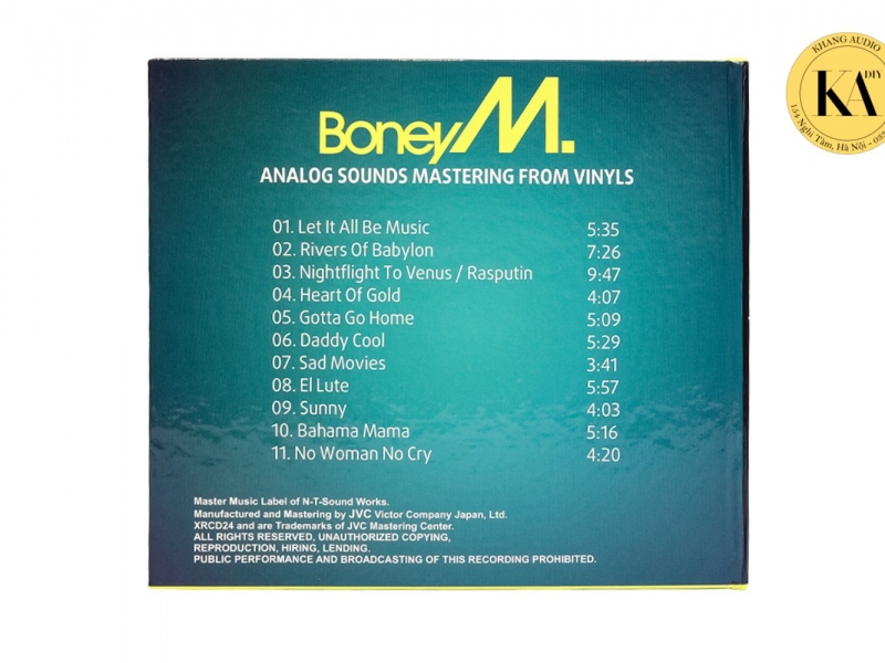 CD Boney M-Khang Audio